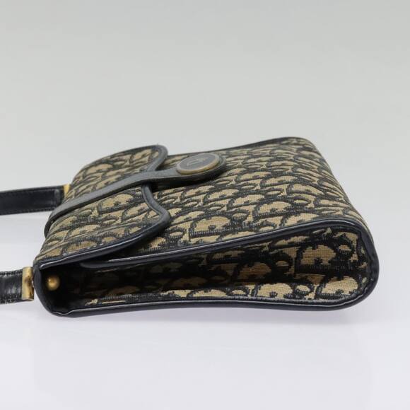 DIOR Trotter Canvas Shoulder Bag Navy - Picture 4 of 12